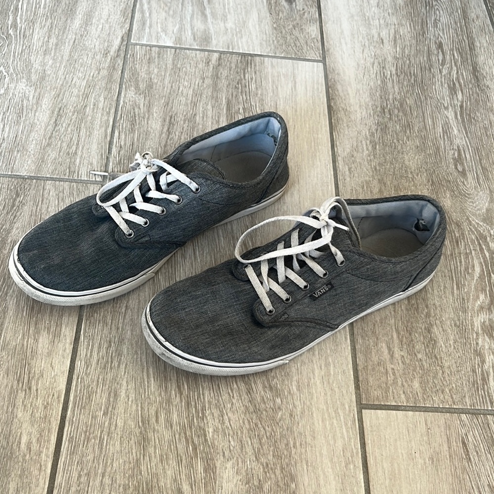 Gray Low Top Vans
